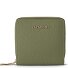  Bologna Leather Medium Zip-Around Geldbörse Leder 10 cm Variante olive