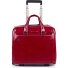  Blue Square 2-Rollen Businesstrolley Leder 36 cm Laptopfach Variante red
