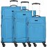  Travel Line 9204 4 Rollen Kofferset 3-teilig Variante blau