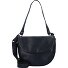  Caugio Schultertasche Leder 30 cm Variante dunkelblau