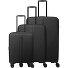  Air Stripe 4 Rollen Kofferset 3-teilig mit Dehnfalte Variante black