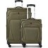  Beaumont 4-Rollen Kofferset S+L mit Dehnfalte Variante olive