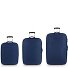  Orbit 2 Rollen Kofferset 3-teilig mit Dehnfalte Variante Blue