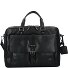  Roma Aktentasche Leder 40 cm Laptopfach Variante schwarz