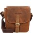  Vintage Umhängetasche Leder 21 cm Variante braun