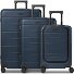  London 4 Rollen Kofferset 3-teilig mit Dehnfalte Variante dark navy