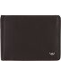  Polo Geldbörse RFID Schutz Leder 12.5 cm Variante dunkelbraun