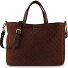  Velluto Stampa Elea Shopper Tasche Leder 35 cm Variante brown