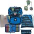  ErgoFlex Superflash Schulranzen-Set 5tlg. Variante Blue Robot