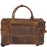  Vintage 2 Rollen Reisetasche Leder 32 cm Variante braun