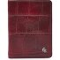  Kreditkartenetui RFID Schutz Leder 10 cm Variante red