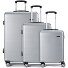  5330 4 Rollen Kofferset 3-teilig Variante silber