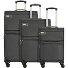  Travel Line 6704 4 Rollen Kofferset 3-teilig Variante grau