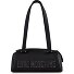  Schultertasche 27 cm Variante nero-silber
