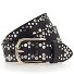  Nietengürtel Leder Variante schwarz | 80 cm