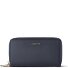  Bologna Leather Geldbörse RFID Schutz Leder 20 cm Variante navy