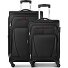  Beaumont 4 Rollen Kofferset 2-teilig mit Dehnfalte Variante black