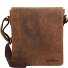  Vintage Umhängetasche Leder 23 cm Variante braun