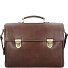  Toscana Aktentasche Leder 42 cm Laptopfach Variante kastanie
