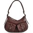  Mavery Schultertasche Leder 29 cm Variante berry