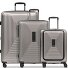  Essentials 14 4 Rollen Kofferset 3-teilig mit Dehnfalte Variante coffee grey metallic