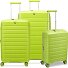  B-Flying Move 4 Rollen Kofferset 3-teilig mit Dehnfalte Variante cyber lime