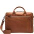  Hyde Park Charles Aktentasche Leder 39 cm Laptopfach Variante cognac