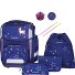  Ergolite Schulranzen-Set 8-teilig Variante navy