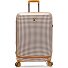  EZ Fashion 4 Rollen Trolley M 66 cm mit Dehnfalte Variante brown houndstooth