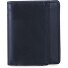  Geldbörse Leder 10 cm Variante black/blue