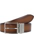  Gürtel Leder Variante cognac-schwarz | 90 cm