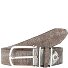  Fashion Basics Cuno Gürtel Leder Variante silbermetallic | 90 cm