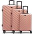 Essentials 07 3-SET 4 Rollen Kofferset 3-teilig Variante rose 2