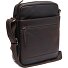  Anzora Umhängetasche Leder 27 cm Variante brown