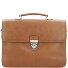  Toscana Aktentasche Leder 37 cm Laptopfach Variante camel