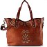  Bella Shopper Tasche Leder 37 cm Variante cognac