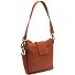  Calora Schultertasche Leder 22 cm Variante cognac
