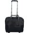  2-Rollen Businesstrolley Leder 40 cm Laptopfach Variante schwarz