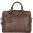  Authentic Aktentasche Leder 38 cm Laptopfach Variante cafe