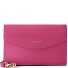  Bologna Leather Clutch Umhängetasche Leder 23 cm Variante hot pink