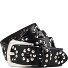  Nietengürtel Leder Variante black | 85 cm