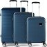 Voyage 4 Rollen Kofferset 3-teilig Variante marineblau