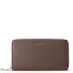  Bologna Leather XL Zip-Around Geldbörse Leder 19 cm Variante taupe