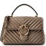  Love Lady Handtasche Leder 21 cm Variante grigio talpa