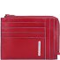  Blue Square Kreditkartenetui RFID Schutz Leder 12 cm Geschenkbox Variante red