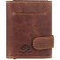 Vintage Original Geldbörse RFID Leder 8,5 cm Variante braun