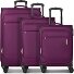  Priego 4 Rollen Kofferset 3-teilig Variante berry