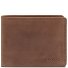  Leather Essentials QF Geldbörse RFID Leder 12 cm Variante brown