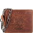  Vintage Cafe-Racer Geldbörse RFID Leder 12 cm Variante braun