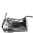  Double Mini Clutch Tasche Leder 20 cm Variante gun metal-matt silver